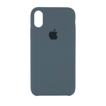 Чехол-накладка Apple Sillicon Case Copy for iPhone XS Max Granny Grey