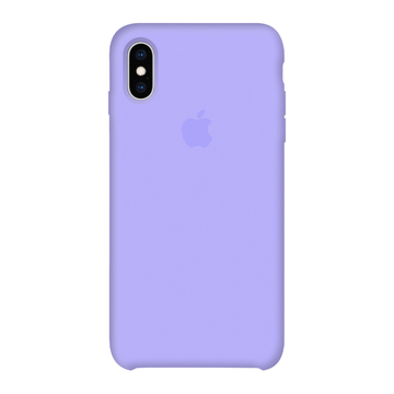 Чехол-накладка Apple Sillicon Case Copy for iPhone XS Max Lilac