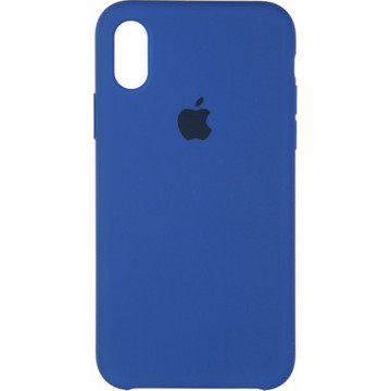 Чехол-накладка Apple Sillicon Case Copy for iPhone XS Max Blue