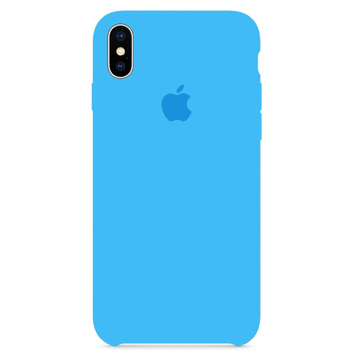 Чохол-накладка Apple Sillicon Case Copy for iPhone XS Max Blue Space
