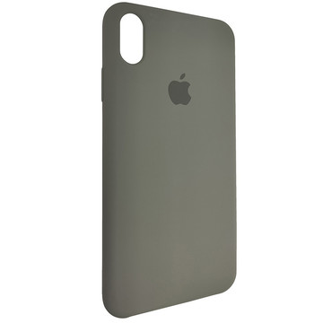 Чехол-накладка Apple Sillicon Case Copy for iPhone XS Max Dark Olive