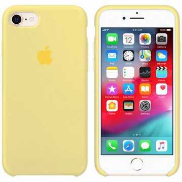 Чохол-накладка Apple Sillicon Case Copy for iPhone 7\8\SE 2020 Yellow Mellow