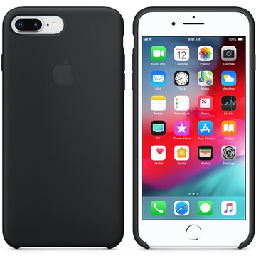 Чехол-накладка Apple Sillicon Case Copy for iPhone 7\8 Plus Black