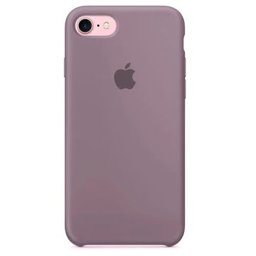 Чехол-накладка Apple Sillicon Case Copy for iPhone 7\8 Plus Blueberry Yogurt