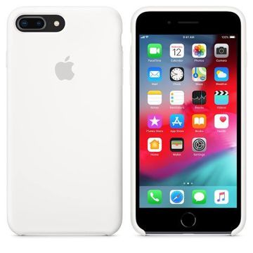 Чехол-накладка Apple Sillicon Case Copy for iPhone 7\8 Plus White