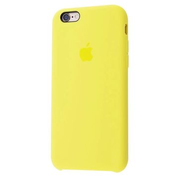 Чехол-накладка Apple Sillicon Case Copy for iPhone 6 Lemonade
