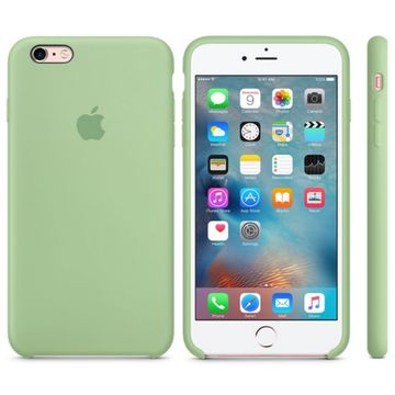 Чохол-накладка Apple Sillicon Case Copy for iPhone 6 Mint/Green