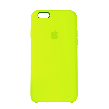 Чехол-накладка Apple Sillicon Case Copy for iPhone 6/6s Plus Lemon