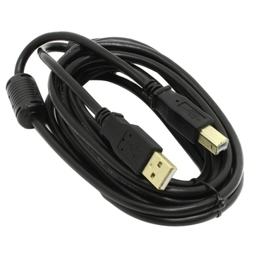 Кабель USB Defender USB 2.0 AM-BM 3m USB04-10 Pro Black (87431)