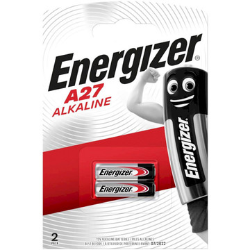 Батарейка Energizer Alkaline A27 FSB-2 2шт. блистер (639333)