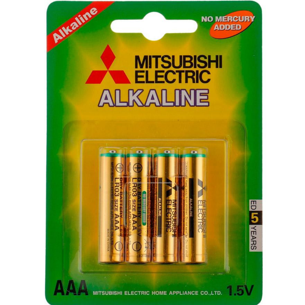 Батарейка Mitsubishi LR3/AAA 1.5V Card/4pcs (MS/LR03/4BP)