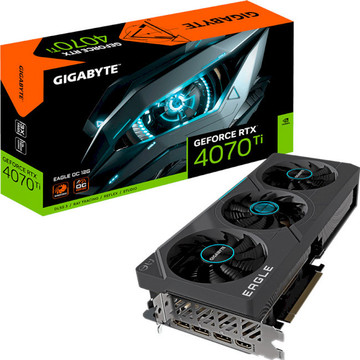 Відеокарта Gigabyte Nvidia GeForce RTX 4070TI EAGLE OC 12G (GV-N407TEAGLE OC-12GD)