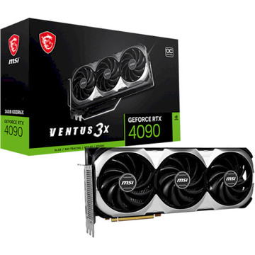 Видеокарта MSI Nvidia GeForce RTX 4090 VENTUS 3X 24G OC (RTX 4090 VENTUS 3X 24G OC)