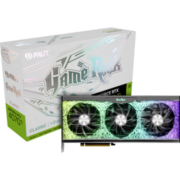 Відеокарта Palit Nvidia GeForce RTX 4070 Ti GAMEROCK CLASSIC 12GB GDDR6X (NED407T019K9-1046G)