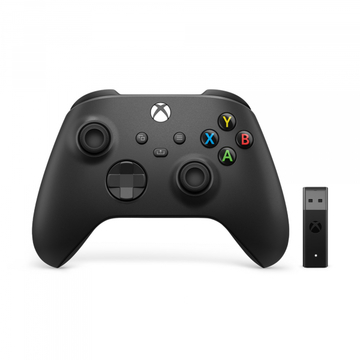 Геймпад Microsoft Xbox Series X | S Wireless Controller Carbon Black plus Adapter (1VA-00002)