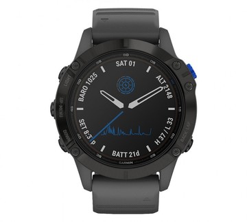 Смарт-часы Garmin Fenix 6 Pro Solar Edition Black With Gray Band (010-02410-11/10)
