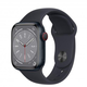 Смарт-годинник Apple Watch 8 GPS + Cellular 41mm Midnight Aluminum Case with Midnight Sport Band - M/L (MNUW3)