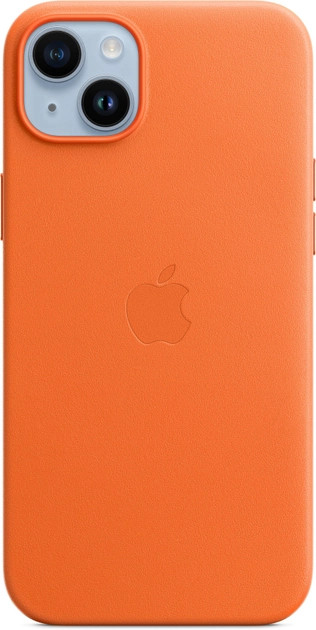 Чохол-накладка Apple Iphone 14 Plus Leather Case with MagSafe Orange (MPPF3)