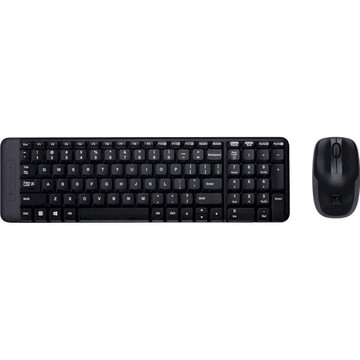Комплект (клавиатура и мышь) Logitech MK220 Wireless UA Black (920-003168)