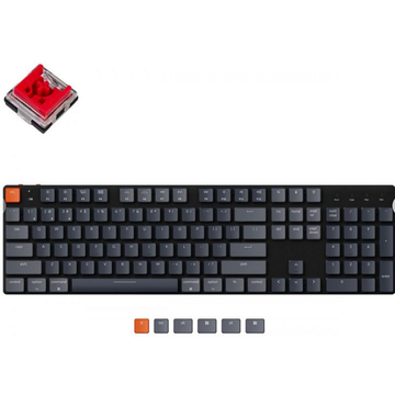 Клавиатура Keychron K5SE 104 Key Optical Red White Led Hot-Swap WL UA Black