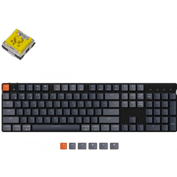 Клавіатура Keychron K5SE 104 Key Optical Banana White Led Hot-Swap WL UA Black