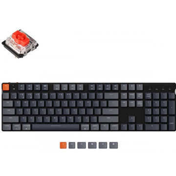Клавиатура Keychron K5SE 104 Key Gateron Red RGB WL UA Black