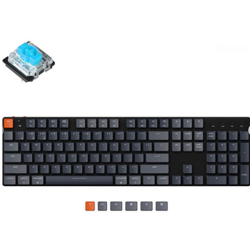 Клавиатура Keychron K5SE 104 Key Gateron Blue RGB WL UA Black
