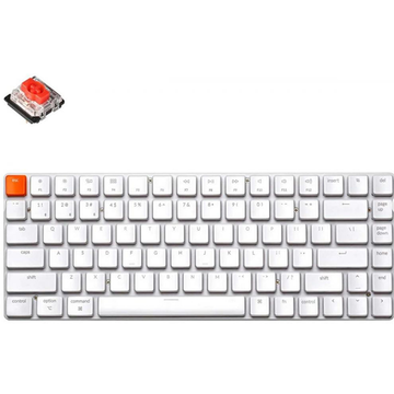 Клавіатура Keychron K3 84 Key Gateron Red WL UA White