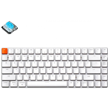 Клавіатура Keychron K3 84 Key Gateron Blue WL UA White