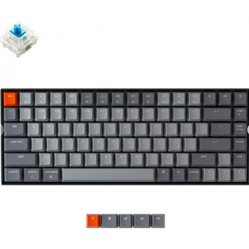 Клавіатура Keychron K2 84 Key Gateron G PRO Blue Hot-Swap RGB WL UA Black