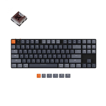 Клавіатура Keychron K1SE 87 Key Optical Brown RGB Hot-Swap WL UA Black