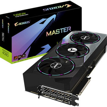 Відеокарта GIGABYTE AORUS GeForce RTX 4080 16 GB MASTER (GV-N4080AORUS M-16GD)
