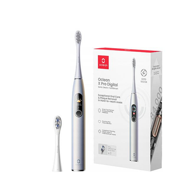 Зубна щітка Oclean X Pro Digital Electric Toothbrush Glamour Silver (6970810552560)