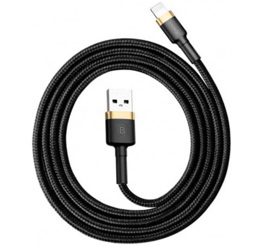 Кабель USB Baseus USB to Lightning Cable 1.5A (2m) Gold-Black (CALKLF-CV1)
