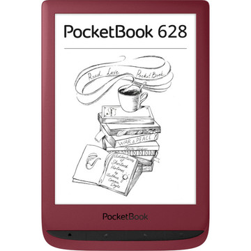 Електронна книга  PocketBook 628 Touch Lux 5 Ruby Red (PB628-R-WW)