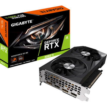 Відеокарта GIGABYTE Nvidia GeForce RTX 3060 Ti WINDFORCE OC 8G