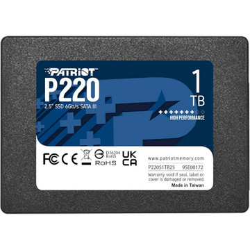 SSD накопитель Patriot 1TB P220 (P220S1TB25)
