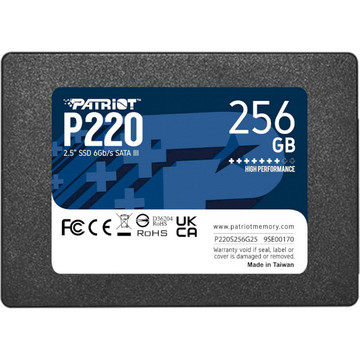 SSD накопичувач Patriot 256GB P220 (P220S256G25)
