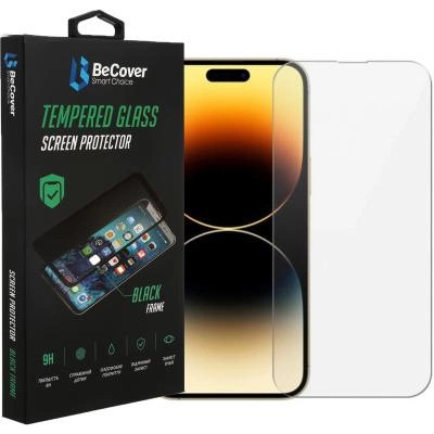 Захисне скло BeCover for Apple iPhone 14 Pro Crystal Clear Glass 3D (708086)
