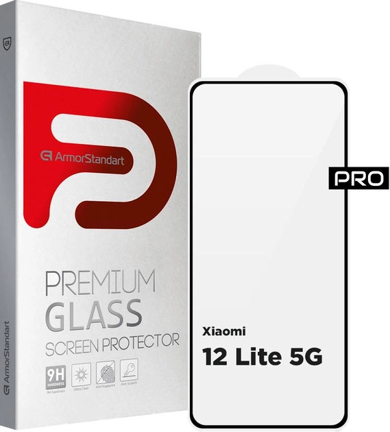 Захисне скло Armorstandart Pro for Xiaomi 12 Lite 5G Black (ARM62357)