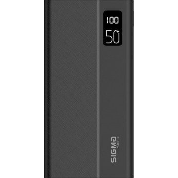 Зовнішній акумулятор Sigma X-Power SI50A3QL 50000mAh Black (4827798424018)