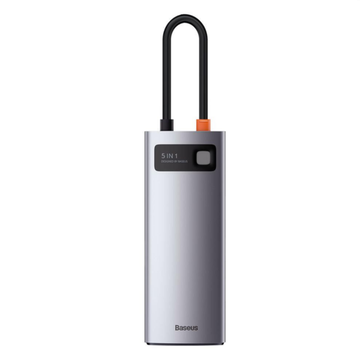 USB Хаб Baseus Metal Gleam Series 5 in 1 Multifunctional (WKWG020013)