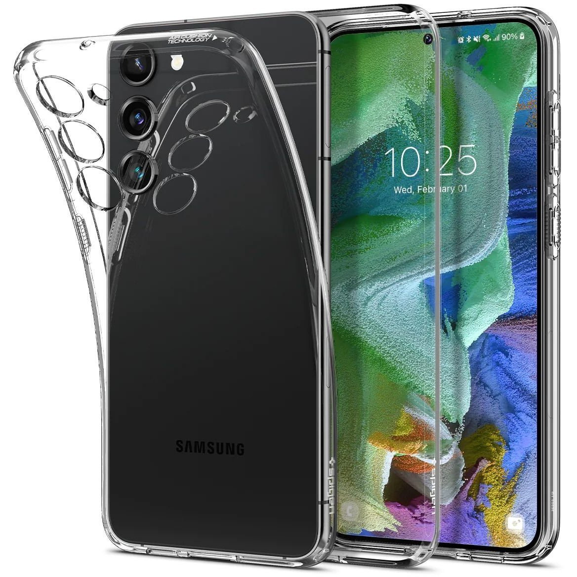 Чохол-накладка Spigen Samsung Galaxy S23+ Liquid Crystal, Crystal Clear (ACS05662)