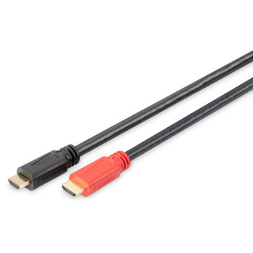 Кабель ASSMANN HDMI High speed с усилителем (AM/AM) 15m Black