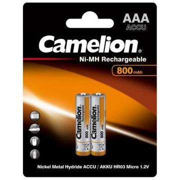 Батарейка Camelion AAA 800mAh Ni-MH * 2 R03-2BL (NH-AAA800BP2)
