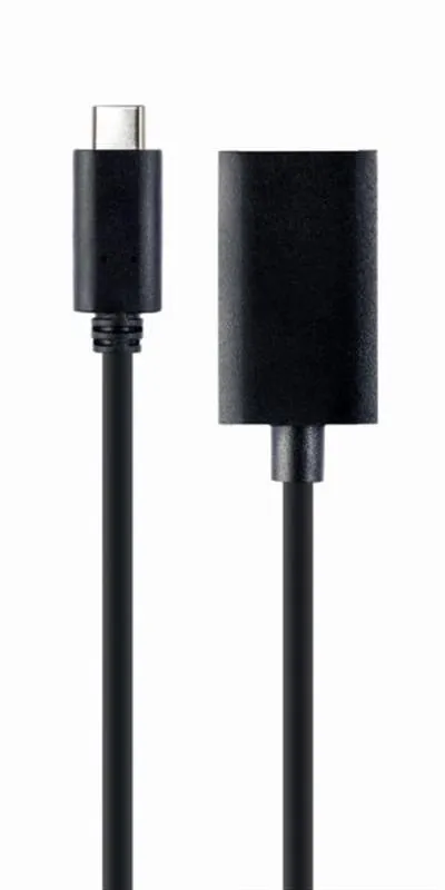 Адаптер и переходник Cablexpert (A-CM-DPF-02) Type C - DisplayPort, 0.15 м, Black