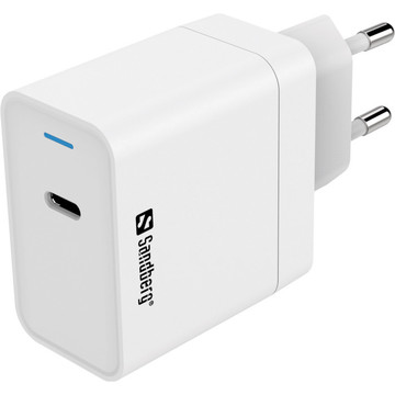 Зарядное устройство Sandberg USB-C PD 65W White