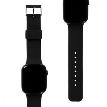 Ремінець для фітнес браслета Ремінець UAG [U] for Apple Watch 45/44/42mm Dot Silicone Black