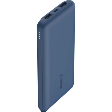 Зовнішній акумулятор Belkin 10000mAh 15W Dual USB-A USB-C Blue (BPB011BTBL)