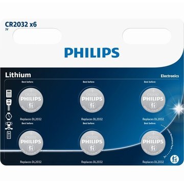 Батарейка Philips CR2032P6/01B